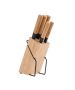 Μαχαίρια  Ανοξείδωτα με Βάση Σετ 5 τμχ. Bamboo Essential  Estia Home Art 01-12854