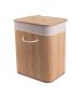 Καλάθι Απλύτων Ορθογώνιο Πτυσσόμενο 60lt Bamboo Essential  Estia Home Art 02-12816