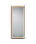 Καθρέπτης Ολόσωμος Π70*Υ170 cm Μαύρο-Χρυσό MDF Mirrors & More Bianka Gold Black 1610380