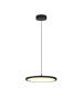 Κρεμαστό Φωτιστικό Μαύρο Ματ 40xH150cm LED 29w 3000K 3550lm Dimming Trio Lighting Tray 340910132