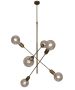 HL-3524-6 ERIC OLD BRONZE & WHITE PENDANT HOMELIGHTING 77-3803