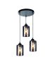 KQ 8877-3A SMOG PENDANT SMOKED GLASSES HOMELIGHTING 77-8202