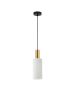 SE21-GM-4-GL3 ADEPT TUBE Gold Matt Pendant White Glass+ HOMELIGHTING 77-8652