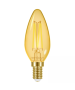 Λαμπτήρας Led Filament Amber Dimmable B35  E14 Κεράκι 4,8w 2000K 300lm Ø35xH98mm Enjoy EL825903