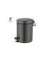 Χαρτοδοχείο 5lt  Χρώμα Graphite Dark Soft Closιng Sanco Waste Bins 90680-122