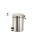 Χαρτοδοχείο 5lt  Χρώμα Brushed Nickel Soft Closιng Sanco Waste Bins 90680-A73