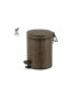 Χαρτοδοχείο 5lt  Χρώμα Dark Bronze Mat Soft Closιng Sanco Waste Bins 90680-DM25