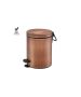 Χαρτοδοχείο 5lt  Χρώμα Old Copper Mat Soft Closιng Sanco Waste Bins 90680-M26