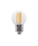 LED FILAMENT E27 G45 4W 2700K 230V AC 480LM RA80 ACA ALIN4WW