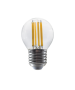 LED FILAMENT E27 G45 6W 4000K 230V AC 770LM RA80 ACA ALIN6NW