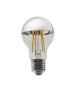 LED FILAMENT E27 DIM A60 SILVER 8W 2700K 230V AC 900LM RA80 ACA ELIOR8WWDIMS