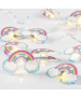 "PLASTIC RAINBOW", 10 LED ΛΑΜΠΑΚΙΑ ΣΕ ΣΕΙΡΑ ΜΕ ΜΠΑΤΑΡΙΕΣ (2xAA), WW, IP20, 135+30cm, ΔΙΑΦΑΝ ACA F04101103