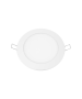 LED SLIM PANEL WHITE ROUND REC. 12W 3000K 1040Lm Φ170 230V AC Ra80 ACA PLATO1230RW