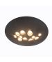 Φωτιστικό Οροφής Μαύρο D70xH10,5cm Led 3000K 22w 1350lm Sun Light SELENE-R-BK