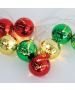 XMAS PLASTIC BALL,10 LED ΛΑΜΠ. ΣΕΙΡΑ,ΜΠΑΤ. (2xAA),WW,IP20,150+30cm ΚΑΛ. ΤΡΟΦ. ACA X07101162