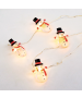 "SNOWMAN" 15 MINI LED ΛΑΜΠΑΚ. ΣΕΙΡΑ, WW, ΑΣΗΜΙ ΚΑΛΩΔ. ΧΑΛΚΟΥ, MΠΑΤ. (2ΑΑ),IP20, 140+30CM ΔΙΑΦ ΚΑΛ ACA X07151102