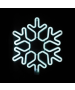 "SNOWFLAKE" 300 NEON LED 3m NEON DOUBLE SMD ΦΩΤ., CW ΣΤΑΘ., IP44, 40X40CM, 1.5m ΚΑΛ. ACA X0830024111