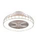 Ανεμιστήρας Οροφής Χρωμέ 52cm Led 30,2w 2700-6500K 3420lm Trio Lighting Sandf Jord R64122106