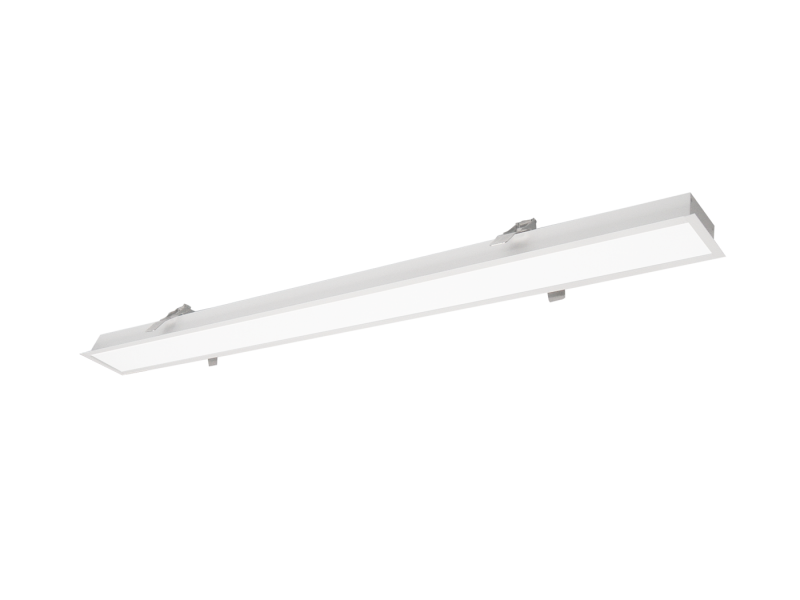 Γραμμικό Φωτιστικό Χωνευτό 90 εκ.with Trim On-Off Led 30w 2800lm 3000K Θερμό  Viokef Station Recessed 3911-0313-3-W-N