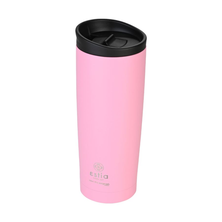 Θερμός 450ml Travel Mug Save the Aegean Blossom Rose Estia Home Art 01-20354