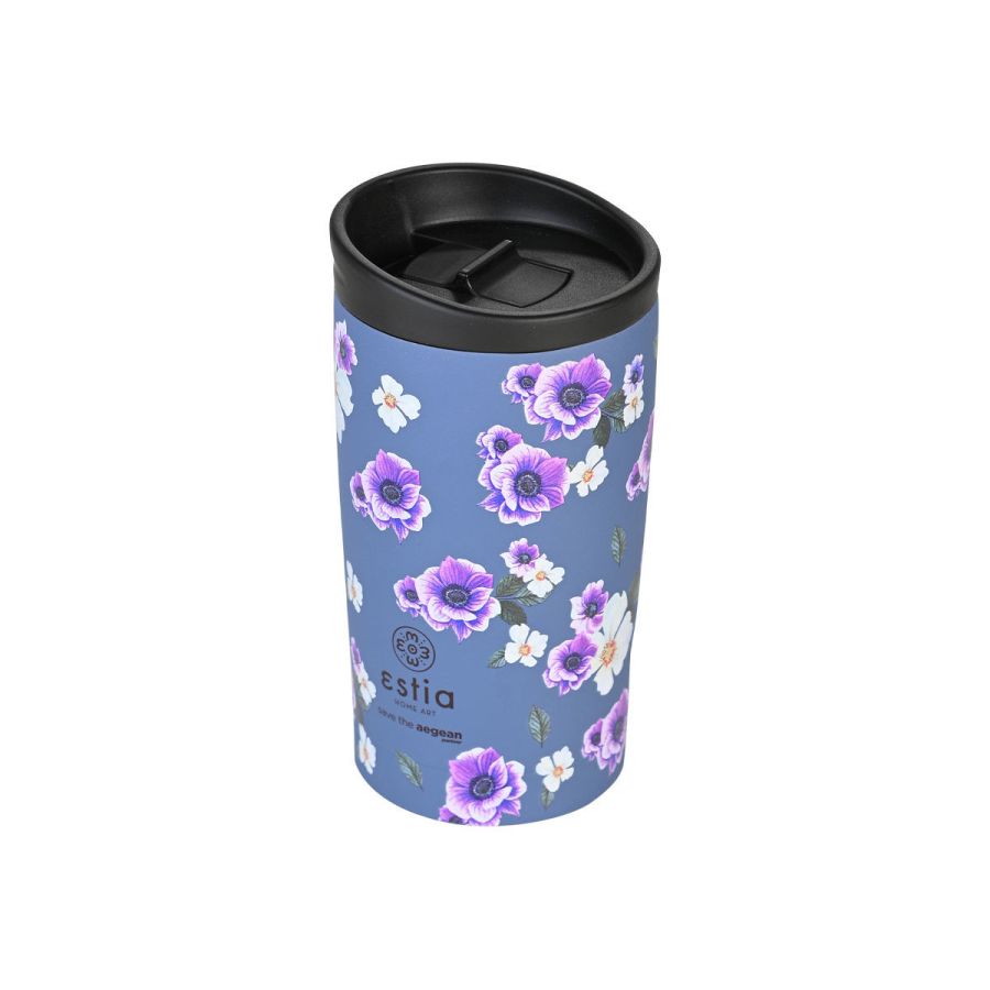 Θερμός 350ml Travel Mug Save the Aegean Garden Blue Estia Home Art 01-20439