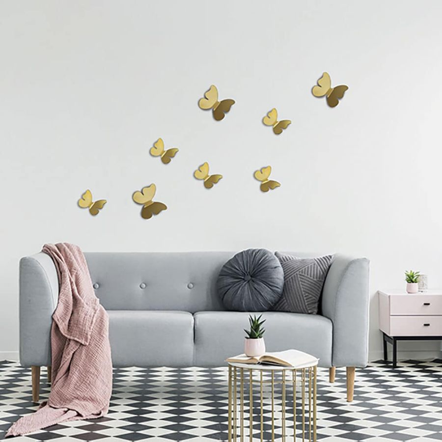 Gold Butterflies 3D πολυπροπυλενίου Ango 24011