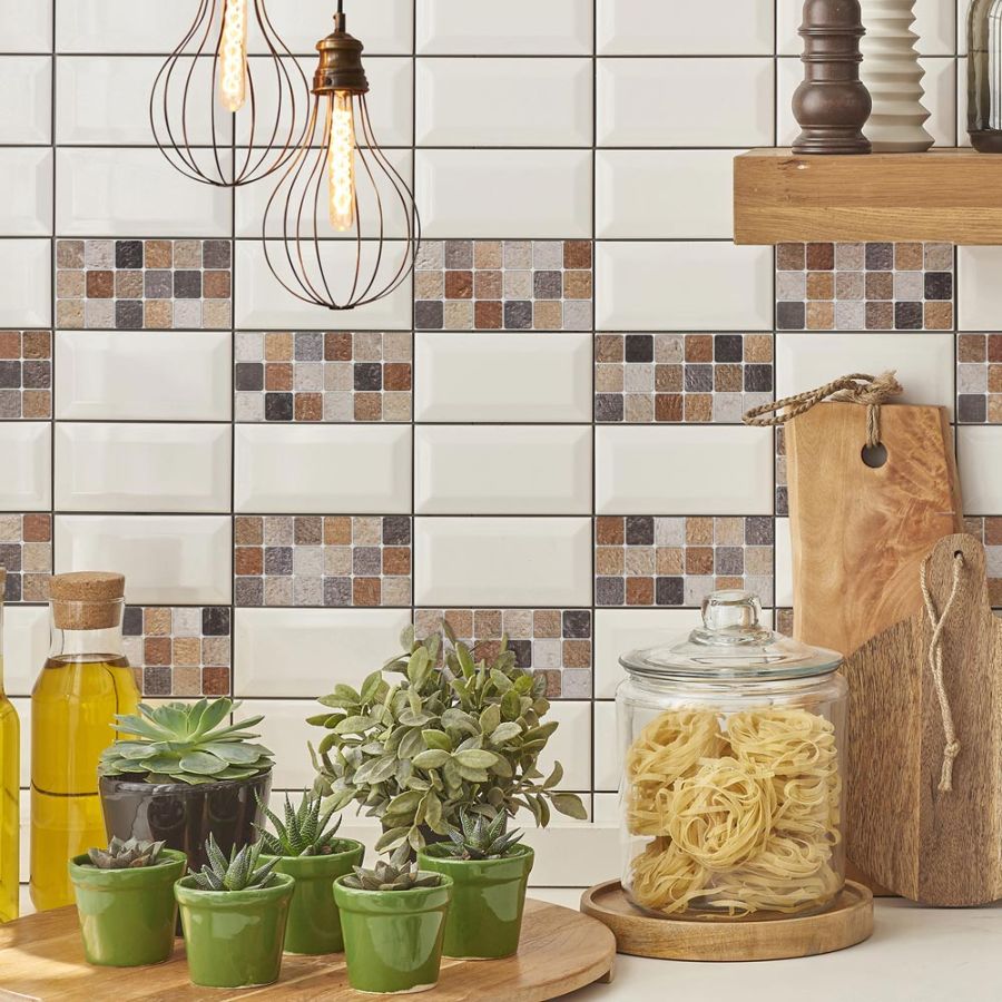 Tile Natural πλακάκια διακόσμησης τοίχων κουζίνας & μπάνιου 31312 Ango