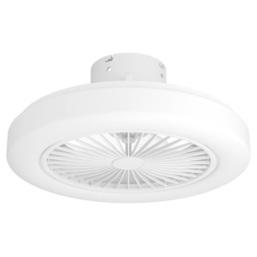 Ανεμιστήρας Οροφής Ø45,5x20cm Led 3x8,5w 3300lm tunable 2700-6500K AC 35w 220-240V,50Hz 3 Ταχύτητες Λευκό Eglo Optona 35095