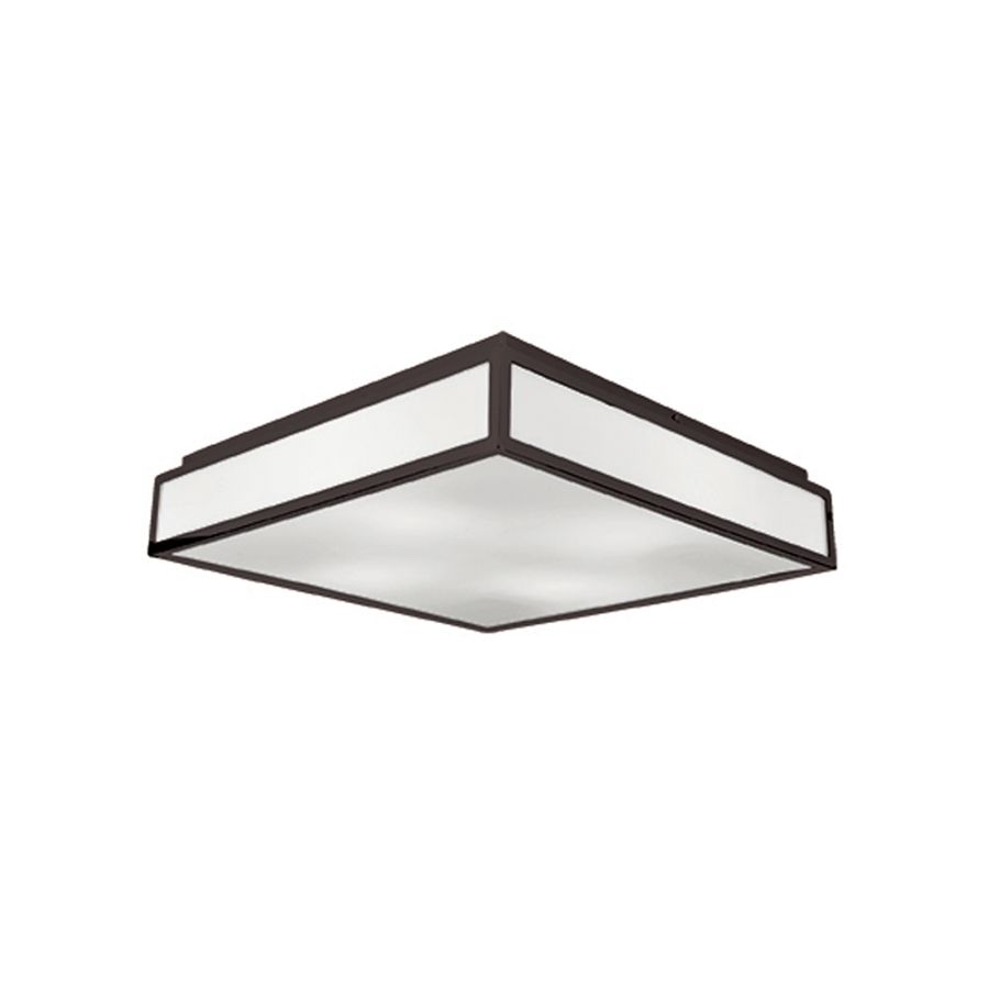 Πλαφονιέρα Τρίφωτη 3xE27 max 18w Wenge L300X300mm Figaro Viokef 4118001