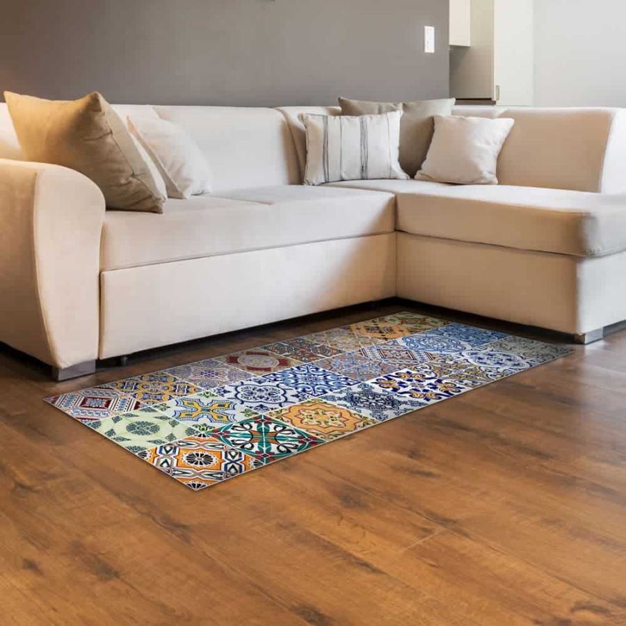 Spring Tile Carpet - L διάδρομος βινυλίου 83133 Ango