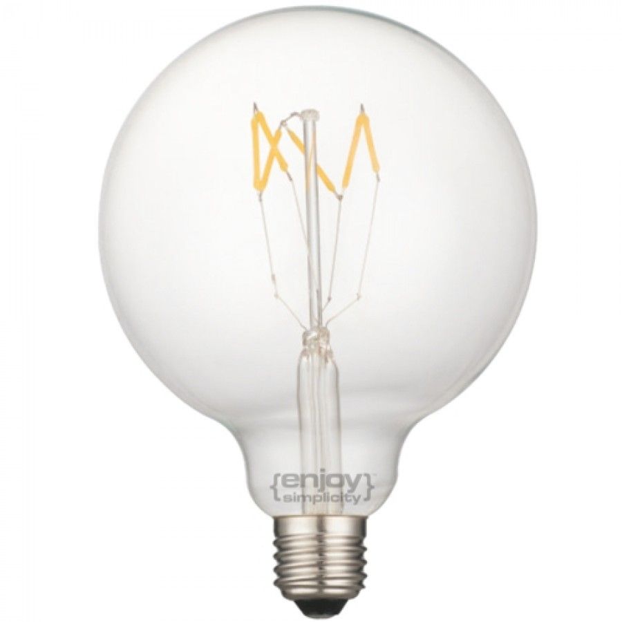 Λαμπτήρας Led Filament Clear Dimmable G95-6  E27 5w 2700K 600lm Ø95xH135mm Enjoy EL827006