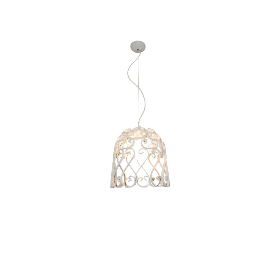 HL-3586-1PS LEWIS WHITE MAT PENDANT HOMELIGHTING 77-4008