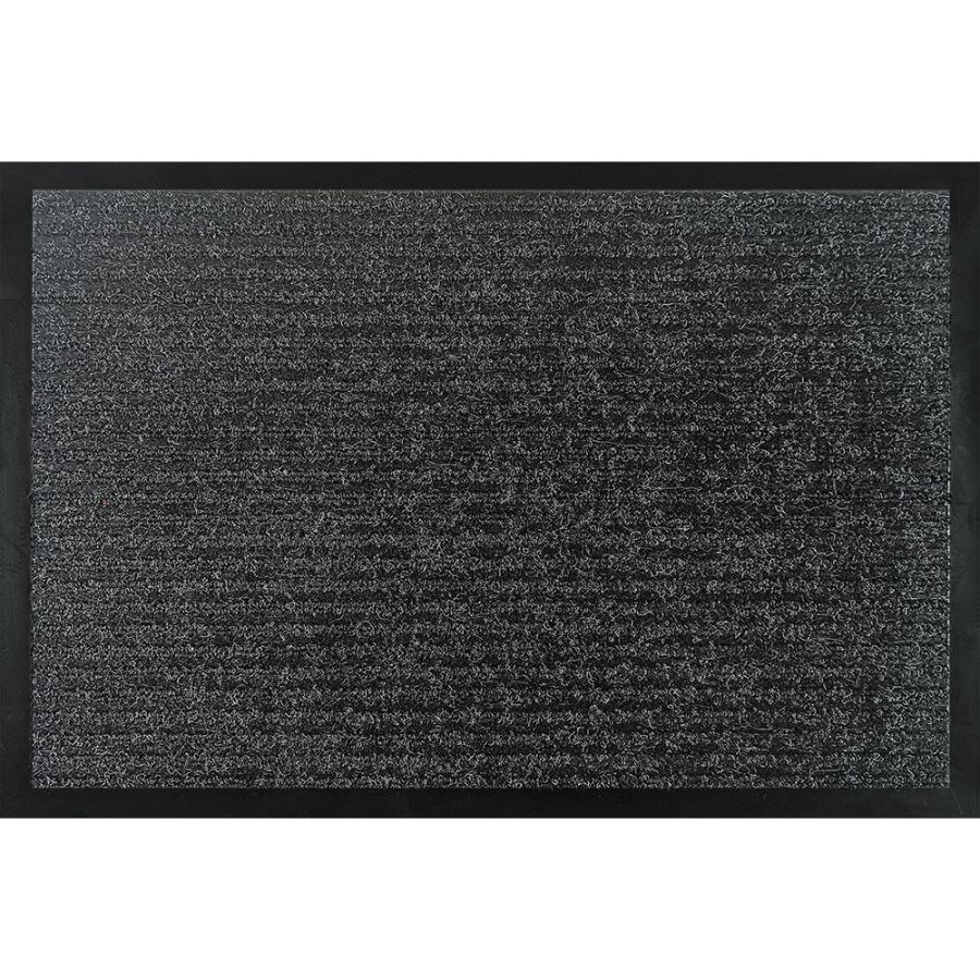 Πατάκι Εισόδου Γκρι Μοκέτα με Λάστιχο 40x60cm STRAIGHT-2 San Lorentzo 200361GREY