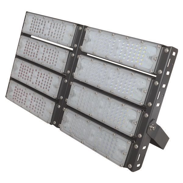 ΠΡΟΒΟΛΕΑΣ LED SMD 8Χ50/400W AC100-240V ΜΑΥΡΟΣ IP65 5000K PLUS Eurolamp 146-69007