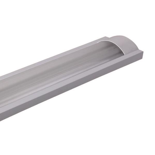 ΦΩΤΙΣΤΙΚΟ ΜΕΤΑΛΛΙΚΟ ΚΕΝΟ ΟΒΑΛ ΓΙΑ LED TUBE 2Χ60cm 147-56020