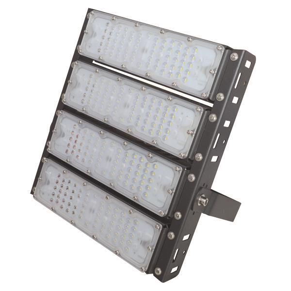 ΠΡΟΒΟΛΕΑΣ LED SMD 4Χ50/200W AC100-240V ΜΑΥΡΟΣ IP65 6500K PLUS 146-69000