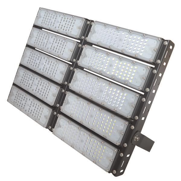 ΠΡΟΒΟΛΕΑΣ LED SMD 10Χ50/500W AC100-240V ΜΑΥΡΟΣ IP65 5000K PLUS 146-69010