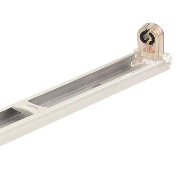 ΦΩΤΙΣΤΙΚΟ ΜΕΤΑΛΛΙΚΟ ΚΕΝΟ SLIM ΓΙΑ LED TUBE 1Χ0.60cm 147-56550