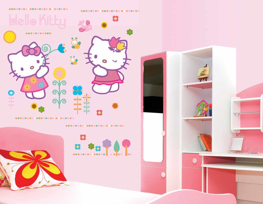 Hello Kitty αυτοκόλλητα τοίχου XL 5193 Ango