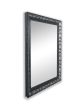 Καθρέπτης Επιτοίχιος Π55xY70 εκ. Black-Silver Wood Πλαίσιο Mirrors & More Sonja 1070196