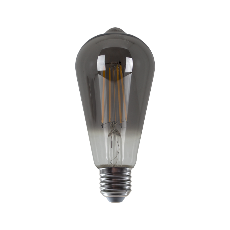 LED FILAMENT E27 ST64  SMOKE 8W 1800K 230V AC 400LM RA80 ACA CONDI8WWSM