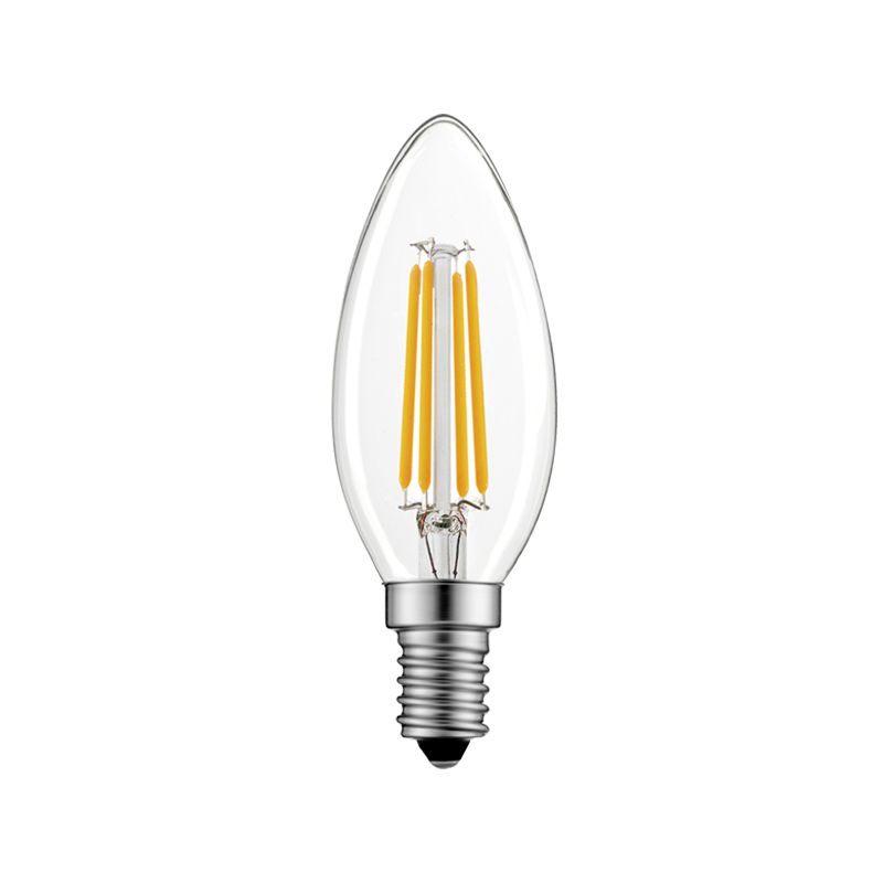 LED FILAMENT E14 CANDLE 6.5W 6500K 230V AC 850LM RA80 ACA DECO65CW