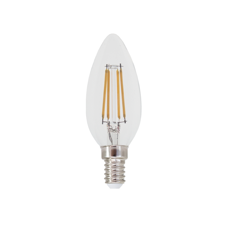 LED FILAMENT E14 DIM C35 5W 4000K 230V AC 690LM RA80 ACA FLAM5NWDIM