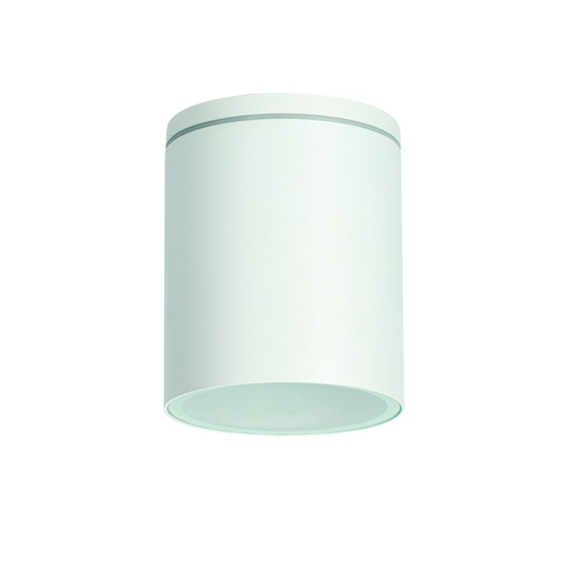 GU10  ROUND CEILING LUMINAIRE 230V AC MATT WHITE IP65 GU10 MAX.35W ACA LG2301GU10W