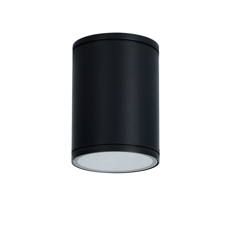 E27 PAR30  ROUND CEILING LUMINAIRE 230V AC SAND BLACK IP65 MAX.35W ACA LG2302E27B