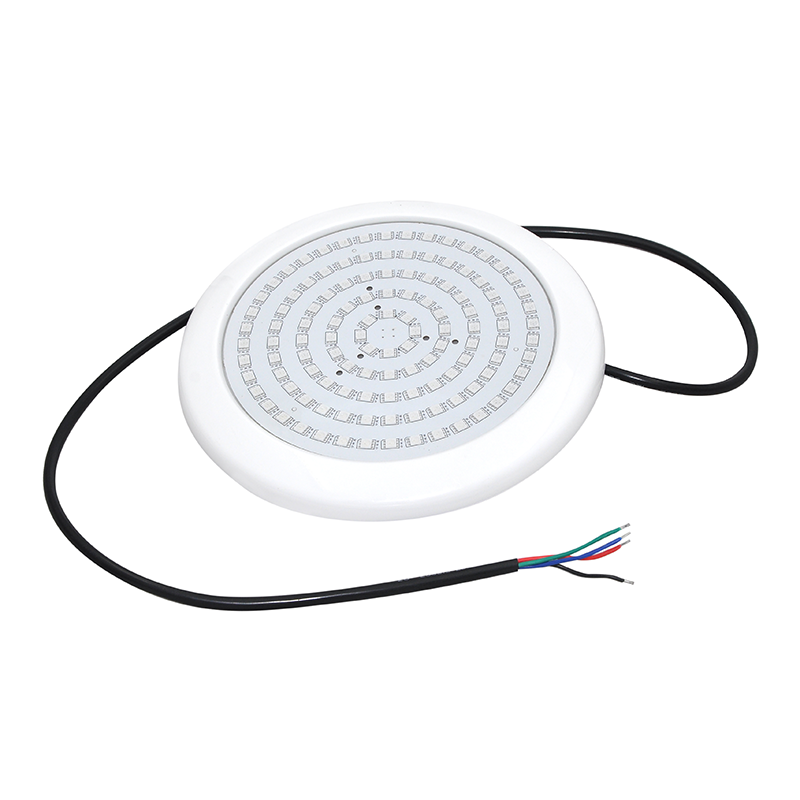 LED ΠΛΑΣΤΙΚΟ Φ/Σ ΠΙΣΙΝΑΣ 20W RGB 110° IP68 12V DC Φ210Χ20mm ACA PISC20RGB