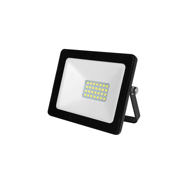 BLACK LED SMD FLOOD LUMINAIRE IP66 20W BLUE 230V ACA Q20B