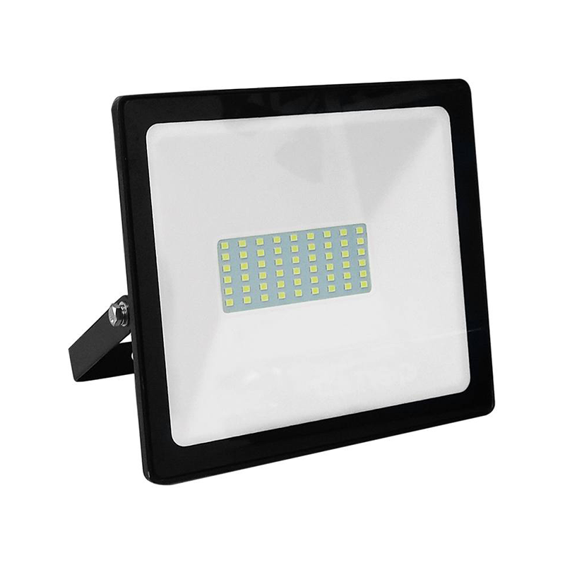 BLACK LED SMD FLOOD LUMINAIRE IP66 50W BLUE 230V ACA Q50B