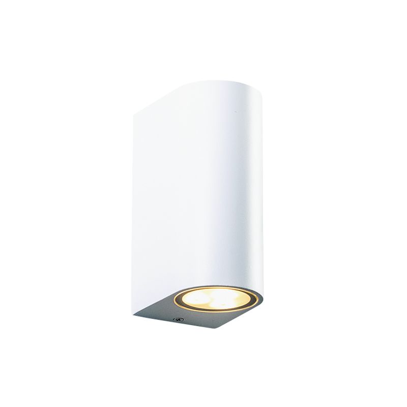 GU10 WALL LUMINAIRE PLASTIC 230V AC WHITE IP65 MAX.2X3W LED ACA SL8211GU10W