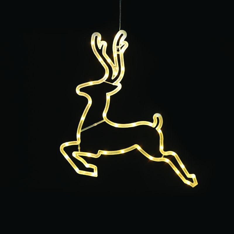 "PLASTIC DEER" 43 LED ΛΑΜΠΑΚΙΑ WW ΜΠΑΤ. (3ΧΑΑ)/USB, IP20, 42*0.7*41 ACA X04431309